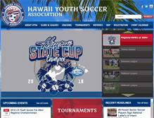 Tablet Screenshot of hawaiisoccer.com